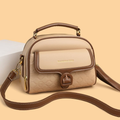 DAIOU Beige & Brown Premium Structured Handbag
